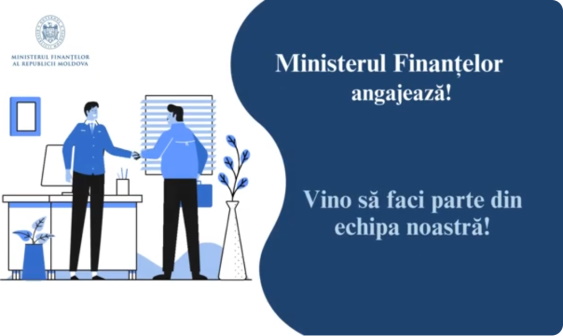 Vino să faci parte din echipa Ministerului Finanțelor!
